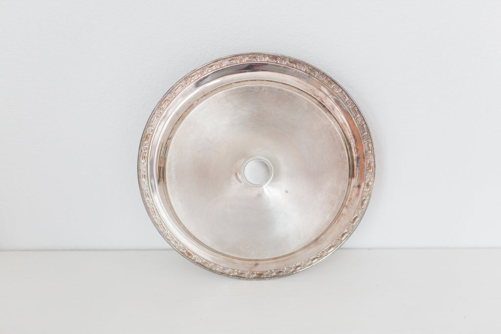 Vintage Oneida Silversmiths Chip and Dip Serving Tray