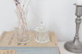 Vintage petit glass Heisey Crystolite Depression Glass Jar