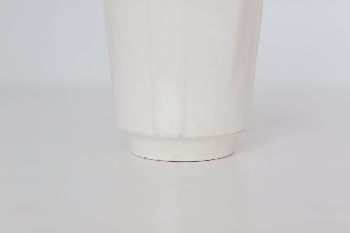 Vintage cream K T & K pitcher with gold accents