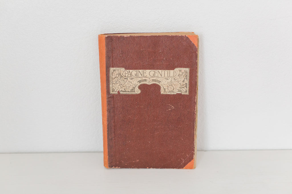 Large Vintage hardbound Italian book from the 1920s