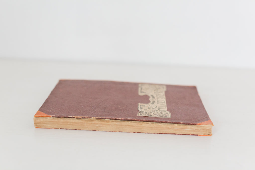 Large Vintage hardbound Italian book from the 1920s
