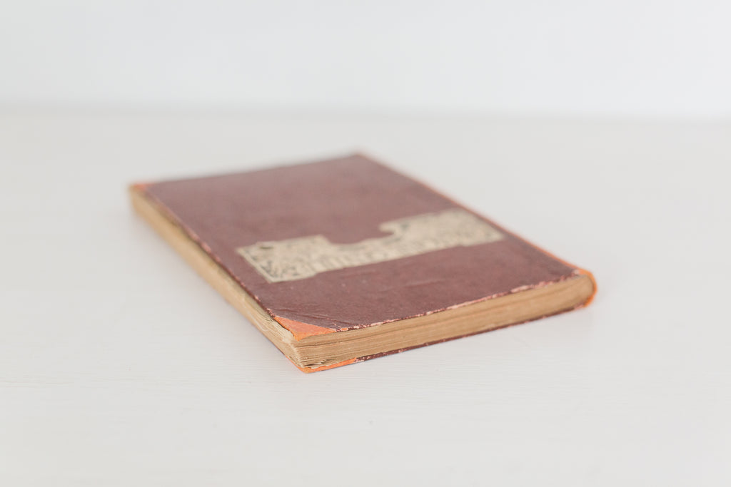 Large Vintage hardbound Italian book from the 1920s