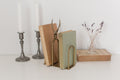 Vintage brass letter holder