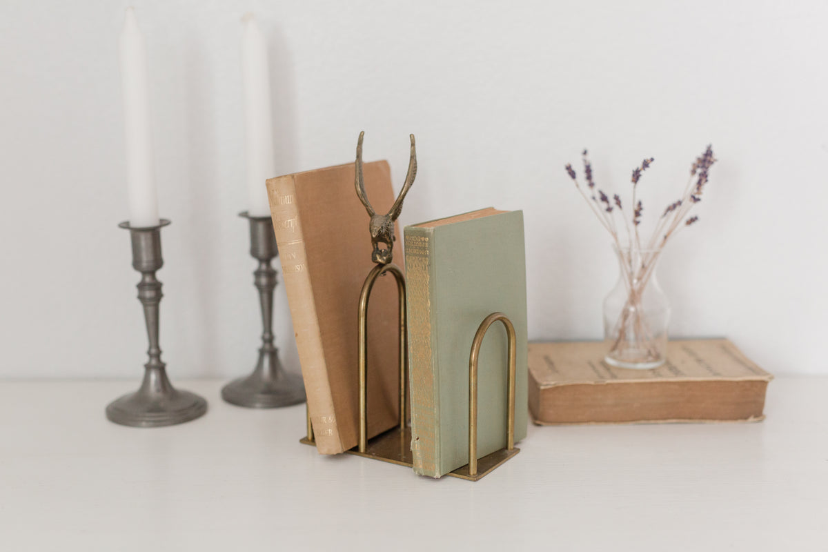 Vintage brass letter holder