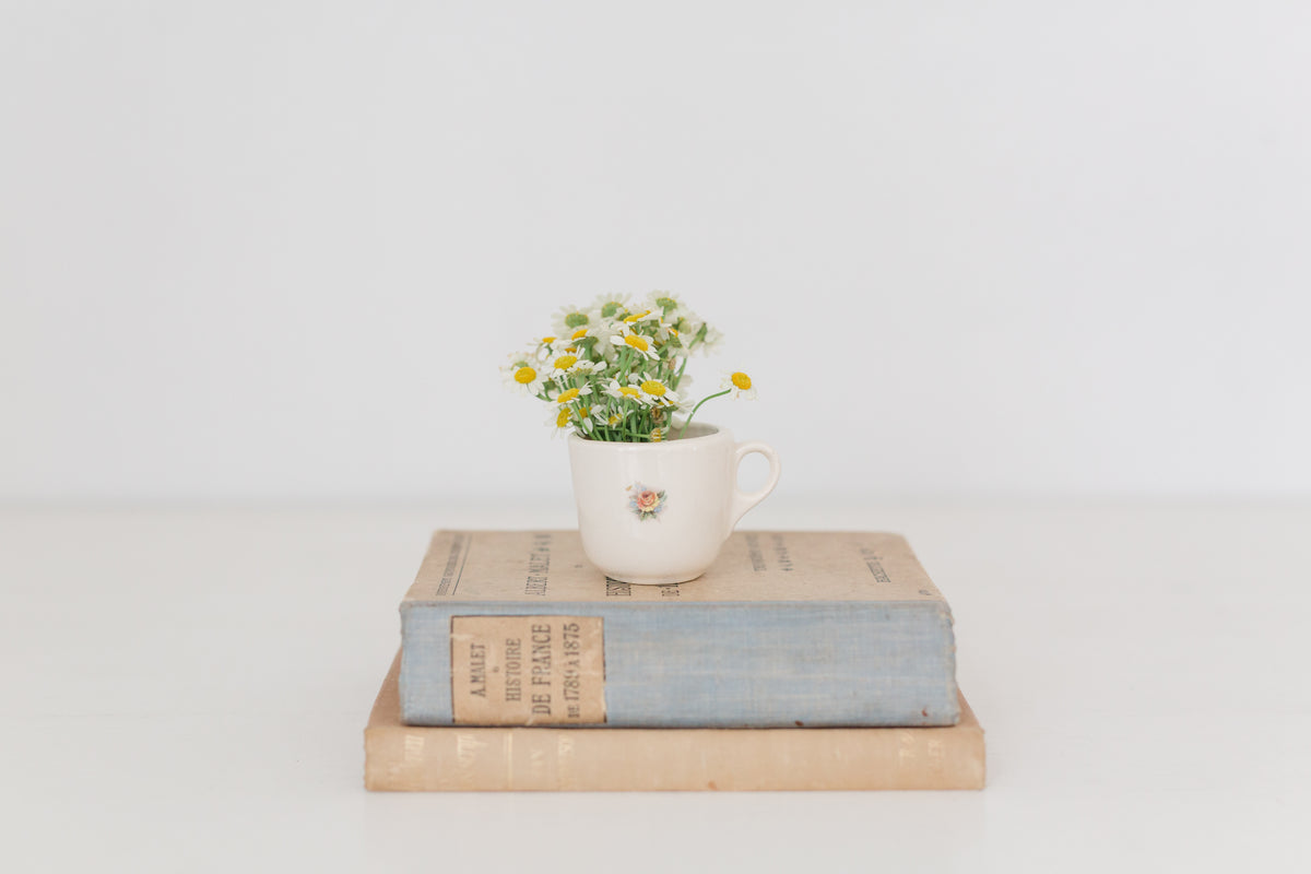 Vintage petit tea cup, petit mug with small floral design