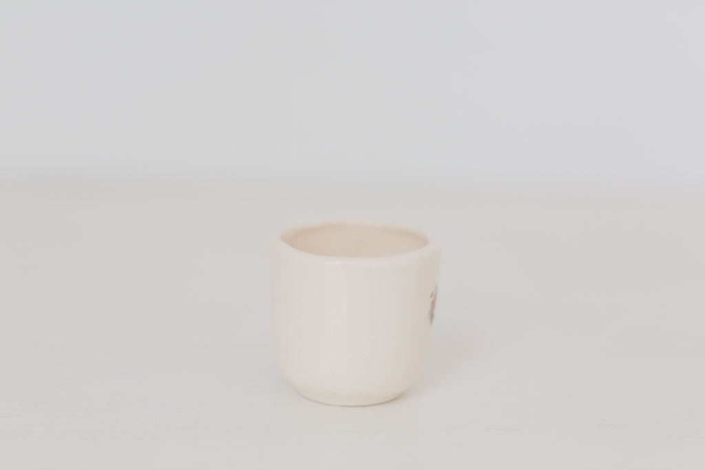 Vintage petit tea cup, petit mug with small floral design