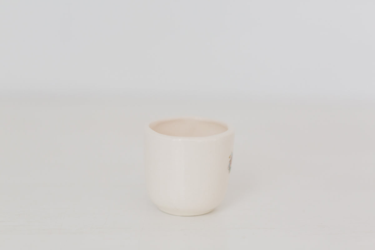 Vintage petit tea cup, petit mug with small floral design