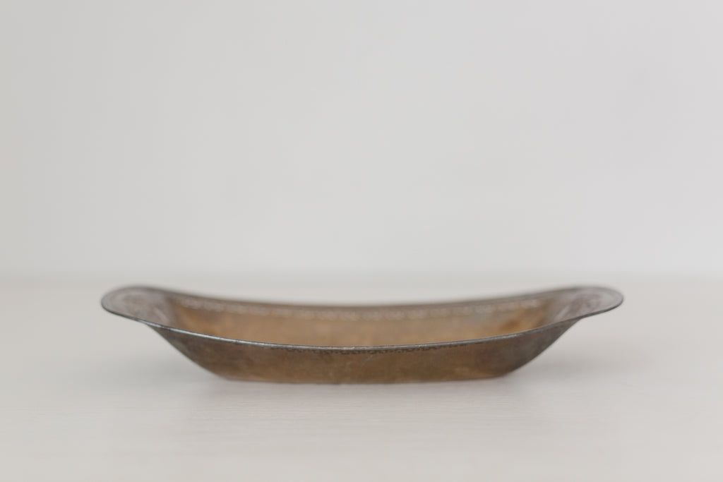 Vintage Wm Rogers silver rectangle bowl serving tray
