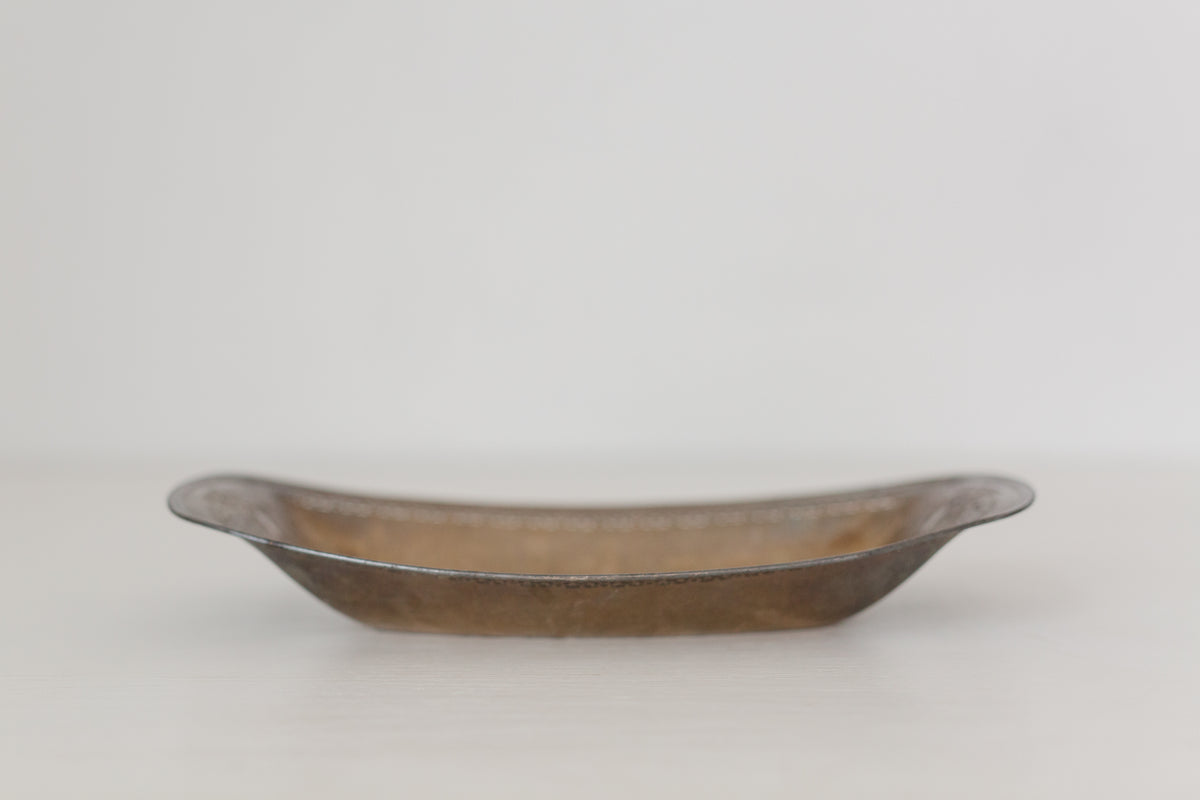 Vintage Wm Rogers silver rectangle bowl serving tray