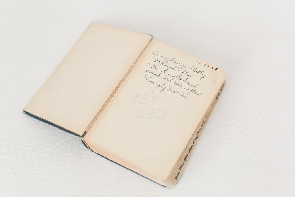 Vintage hardbound bible from the 1940s