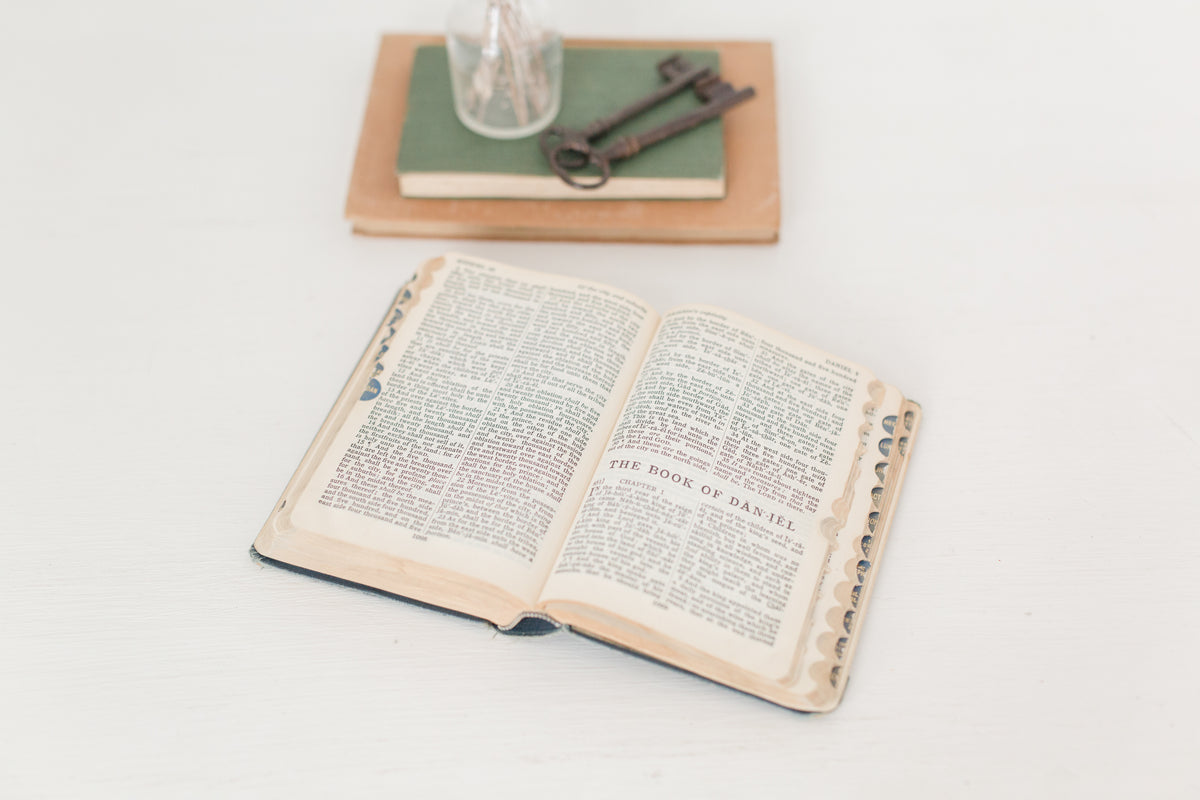 Vintage hardbound bible from the 1940s