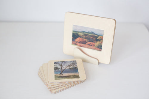Set of 8 vintage Scottish Trivets, coasters, hot plates