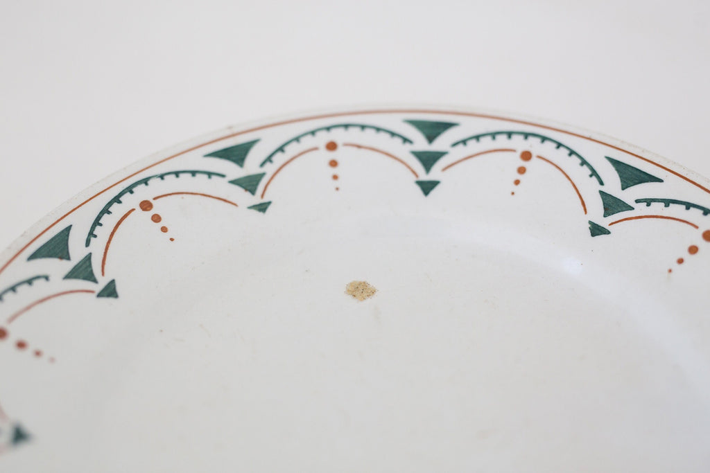 Vintage French ceramic dessert, cake stand