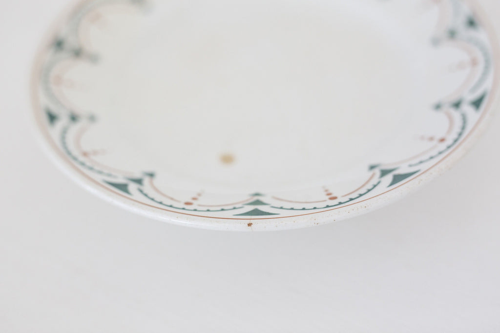 Vintage French ceramic dessert, cake stand