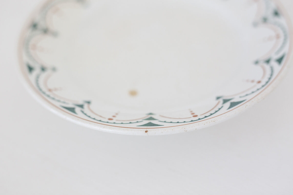 Vintage French ceramic dessert, cake stand