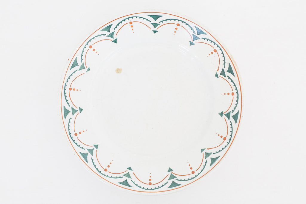 Vintage French ceramic dessert, cake stand