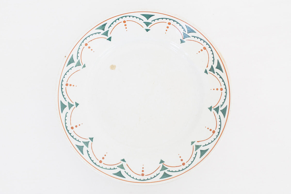 Vintage French ceramic dessert, cake stand