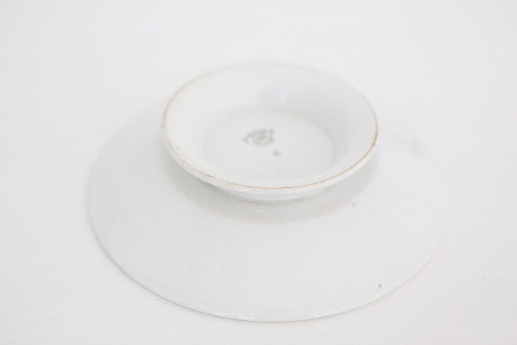 Vintage French ceramic dessert, cake stand