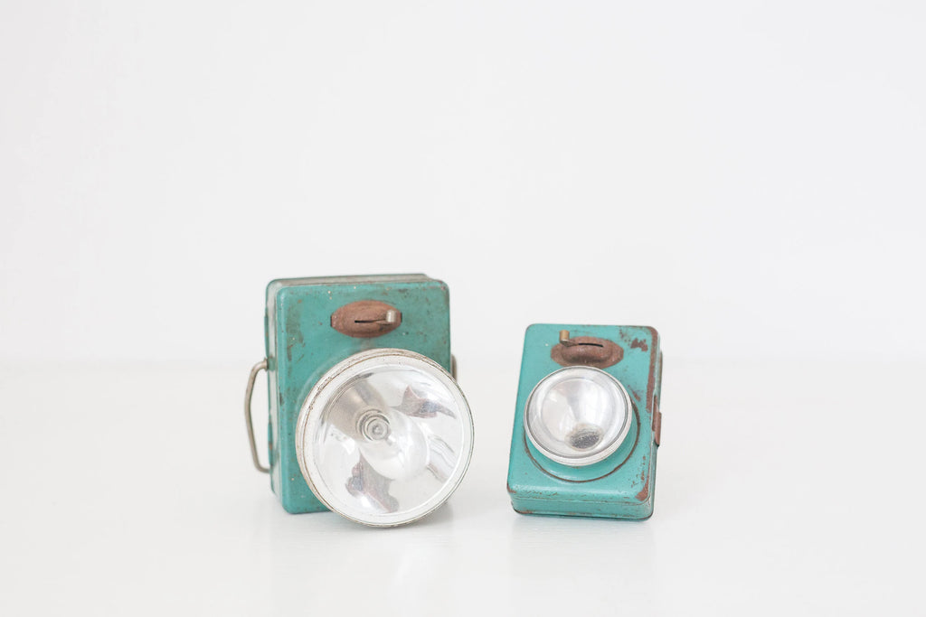 Pair of Small Vintage French lantern