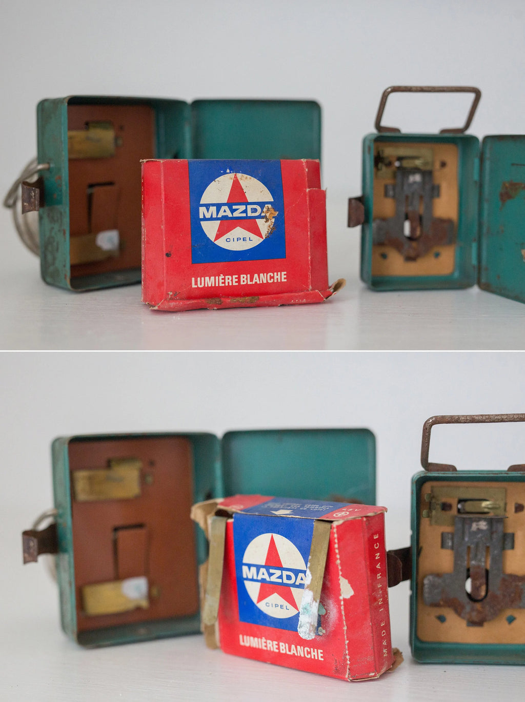 Pair of Small Vintage French lantern