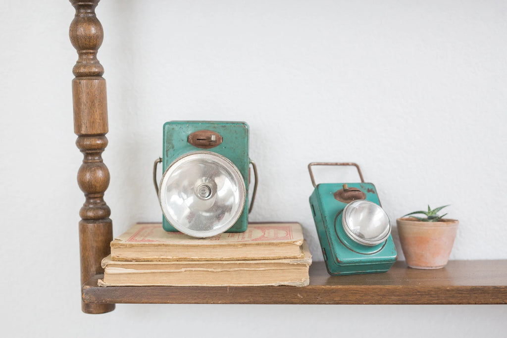 Pair of Small Vintage French lantern