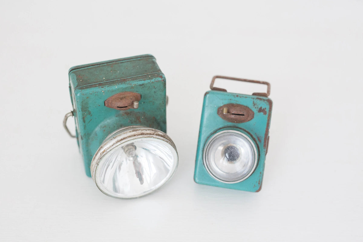 Pair of Small Vintage French lantern