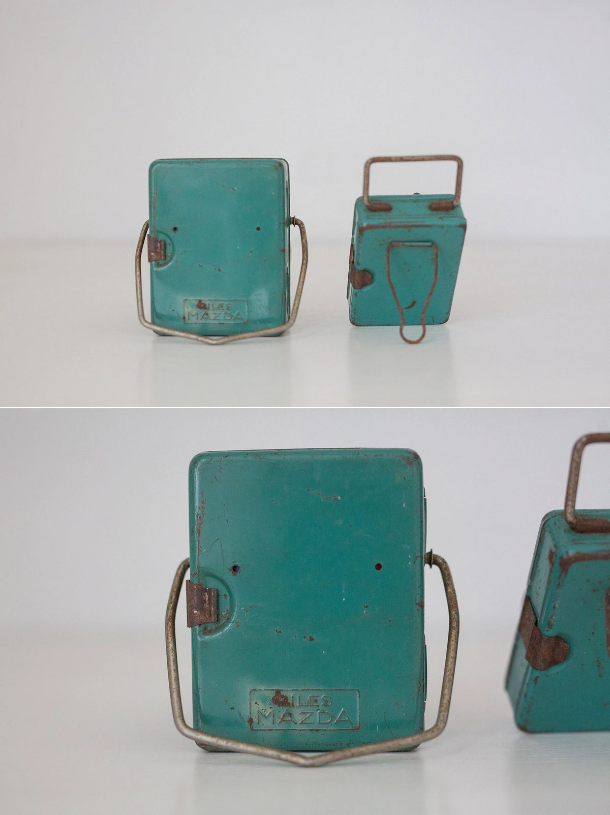Pair of Small Vintage French lantern