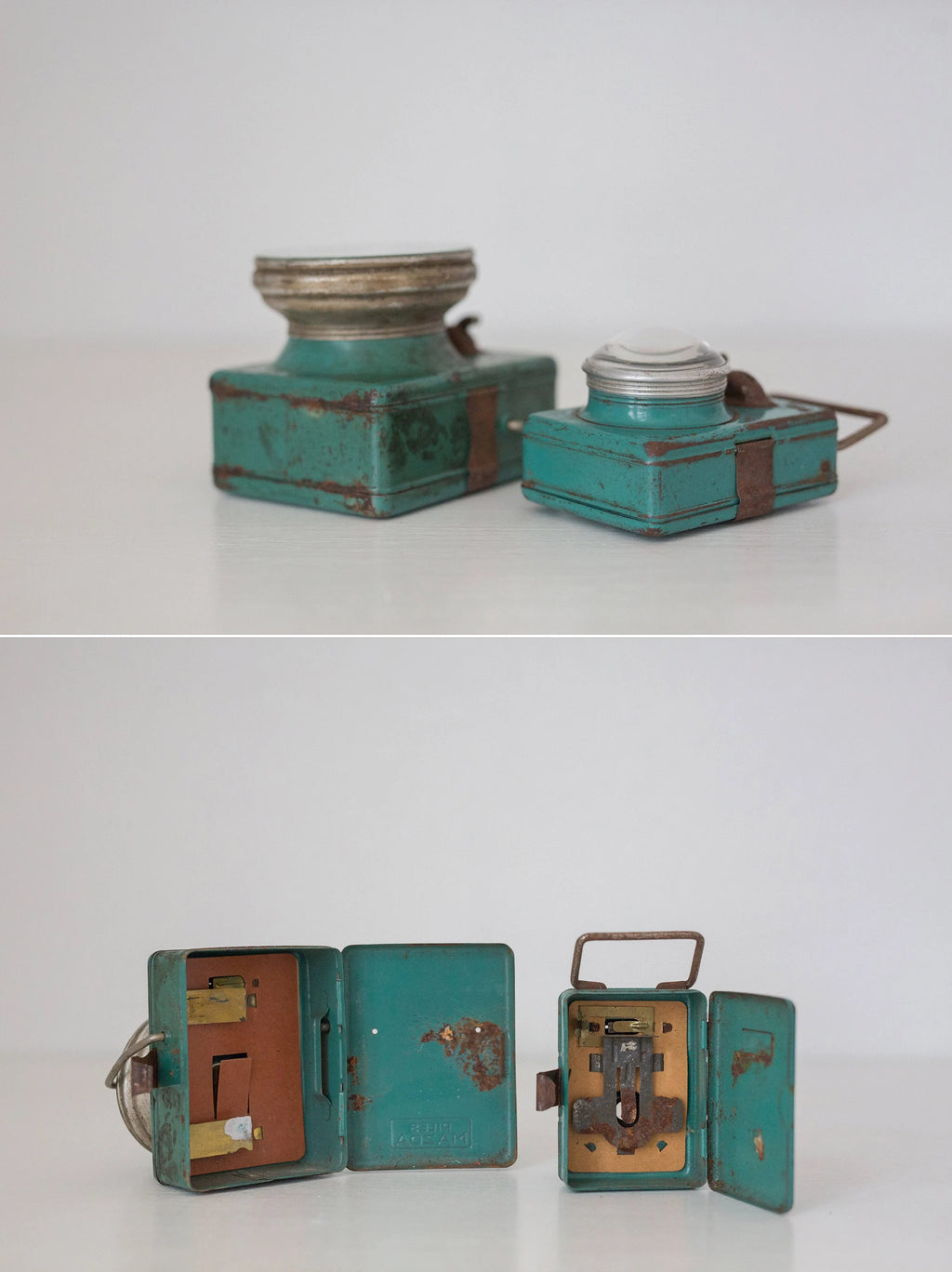 Pair of Small Vintage French lantern
