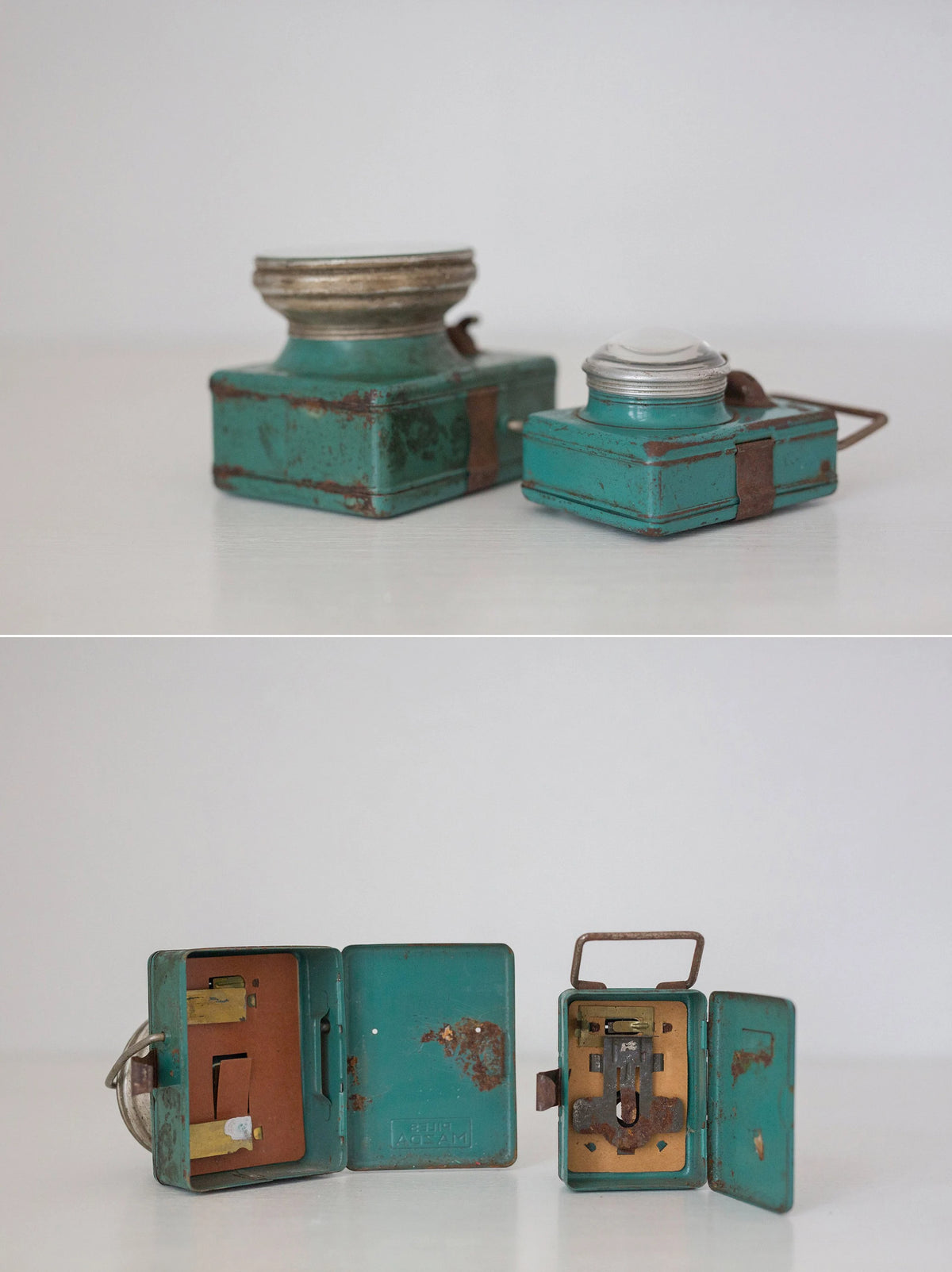 Pair of Small Vintage French lantern