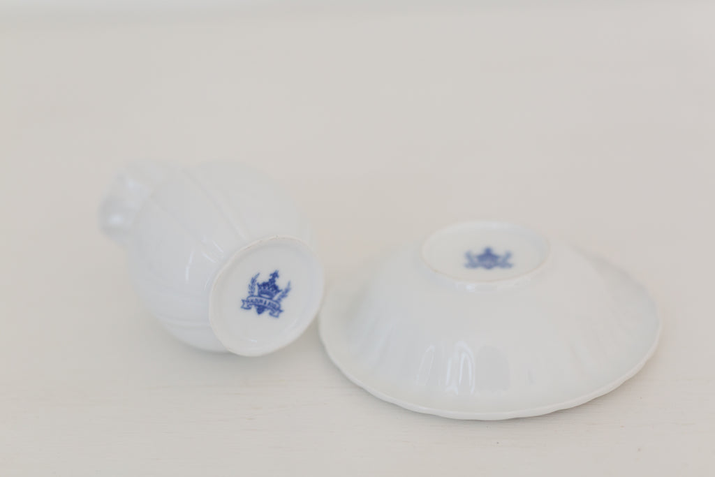 Vintage petit Kaldun & Bogle pitcher with bowl
