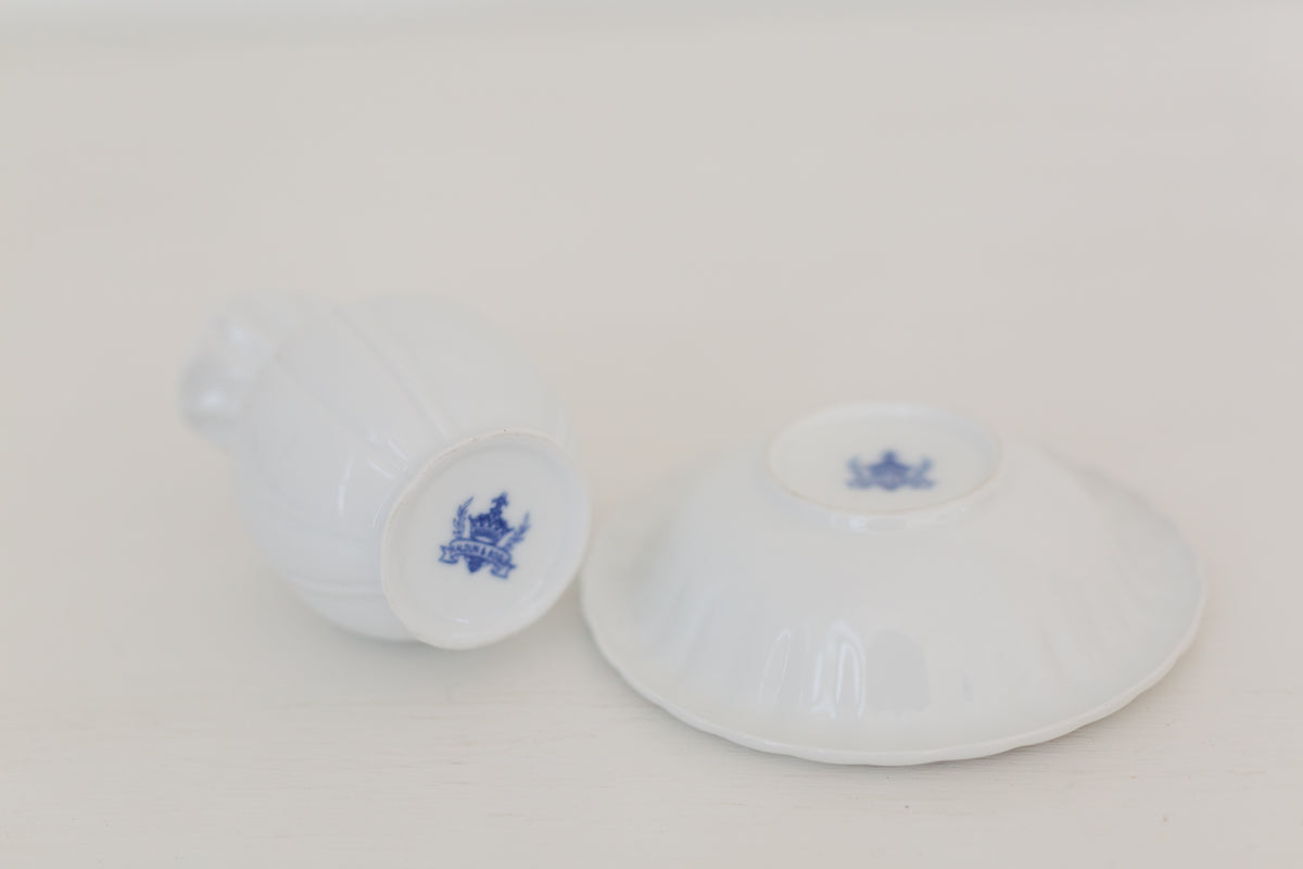 Vintage petit Kaldun & Bogle pitcher with bowl