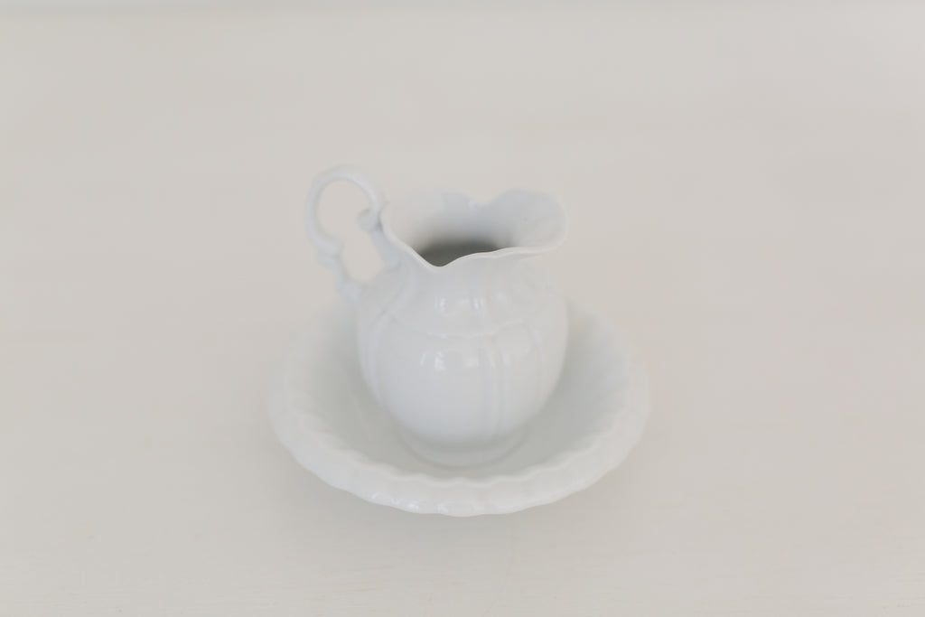 Vintage petit Kaldun & Bogle pitcher with bowl