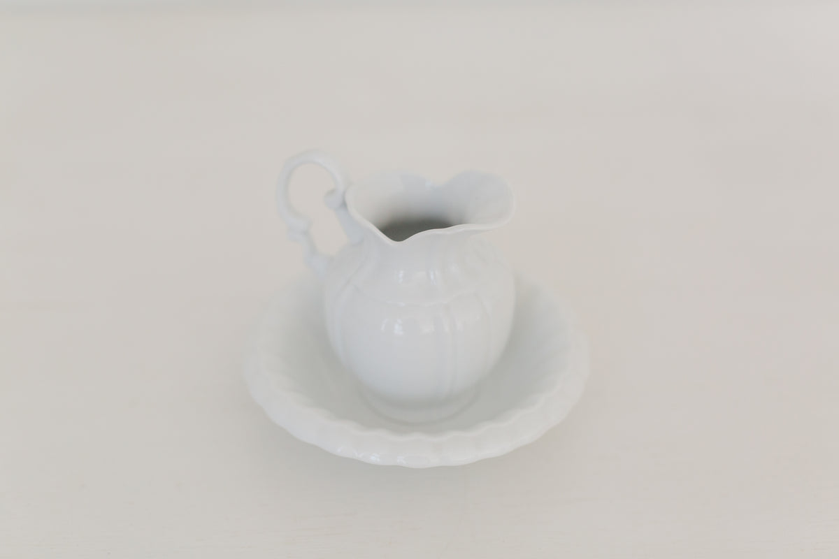 Vintage petit Kaldun & Bogle pitcher with bowl