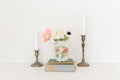 Vintage floral pitcher/vase