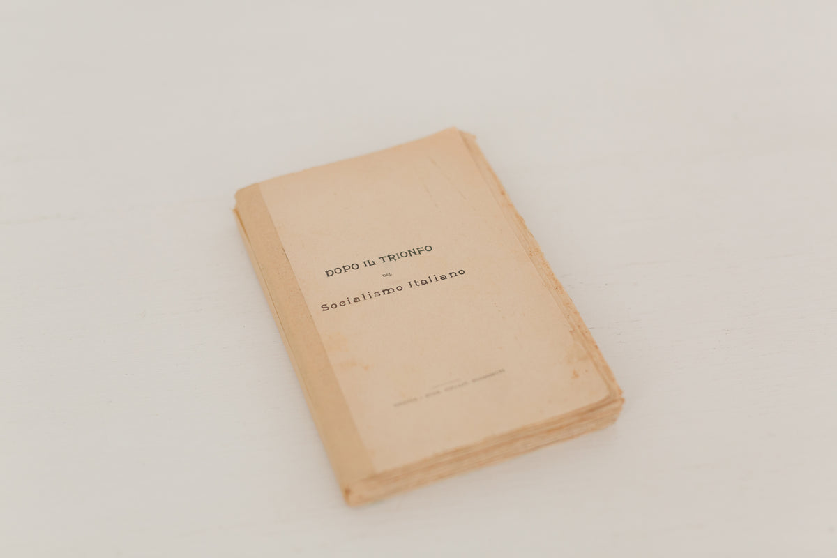 Vintage 1907 Italian book