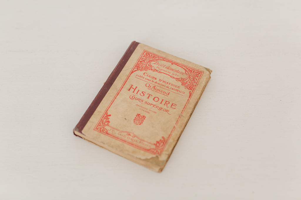 Vintage 1928 French history book