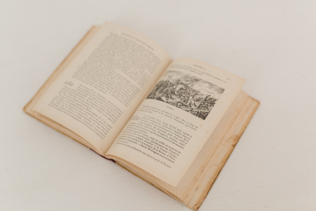 Vintage 1928 French history book