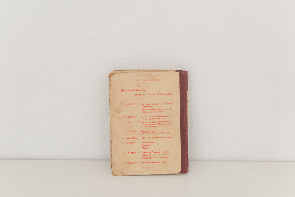 Vintage 1928 French history book