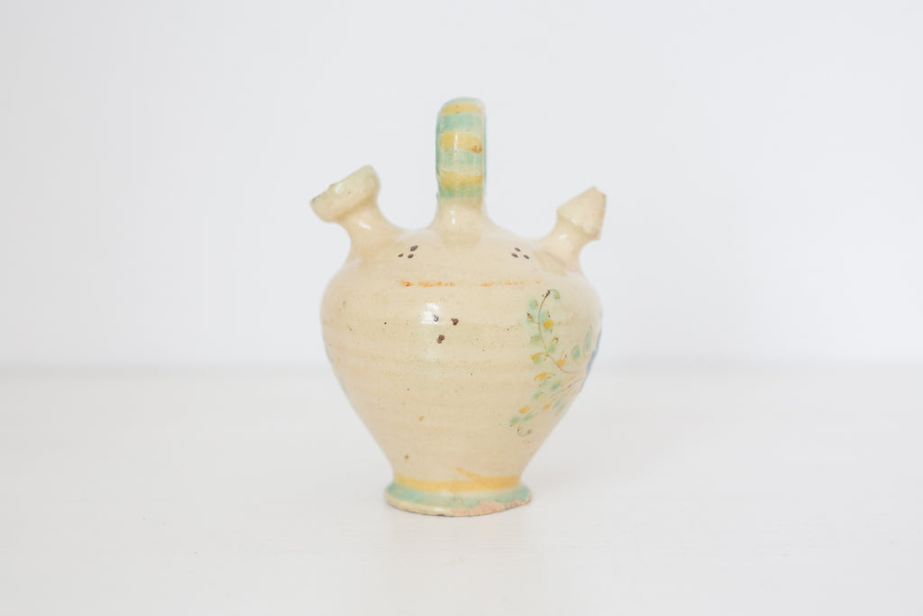 Vintage Spanish Ceramic Olive Oil dispenser, decanter