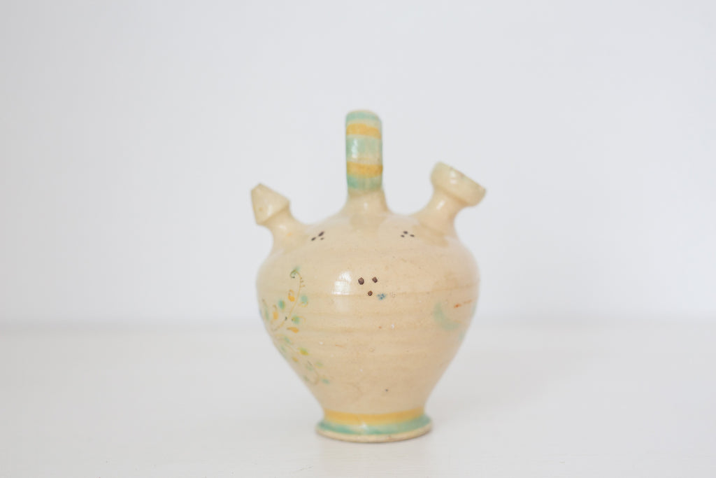 Vintage Spanish Ceramic Olive Oil dispenser, decanter
