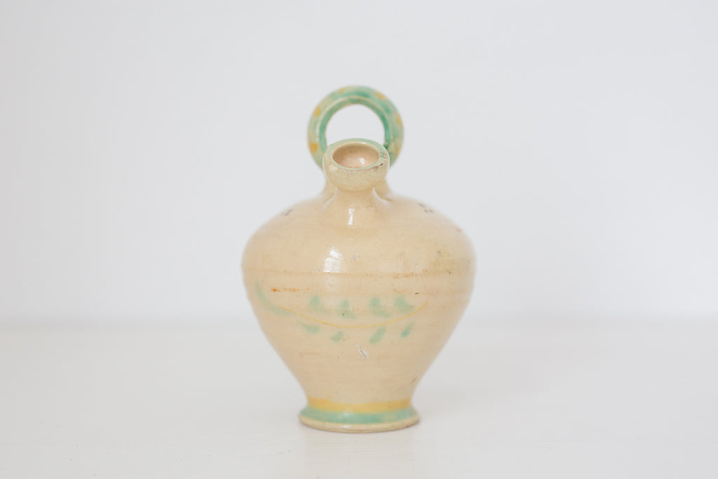 Vintage Spanish Ceramic Olive Oil dispenser, decanter