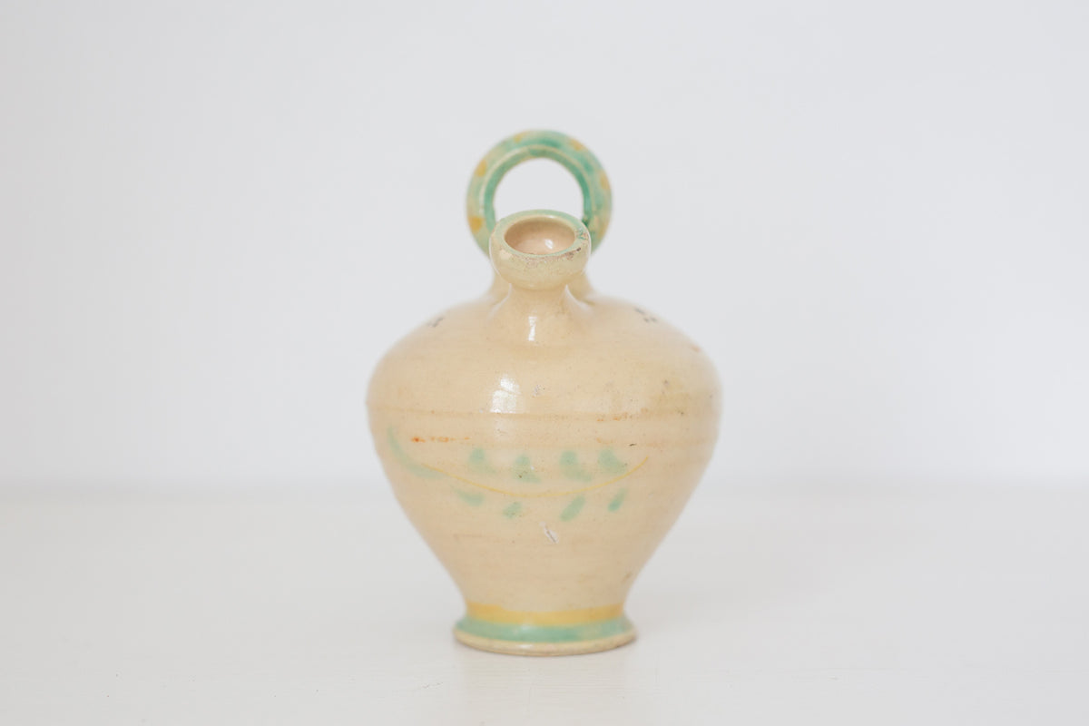 Vintage Spanish Ceramic Olive Oil dispenser, decanter