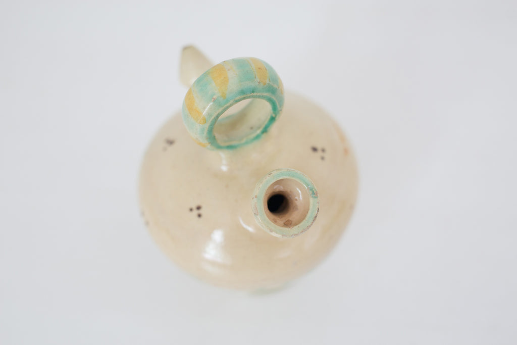 Vintage Spanish Ceramic Olive Oil dispenser, decanter
