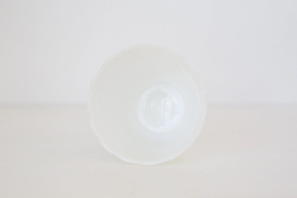 Vintage Hobnail milk glass Fire King planter, vase, or mixing bowl