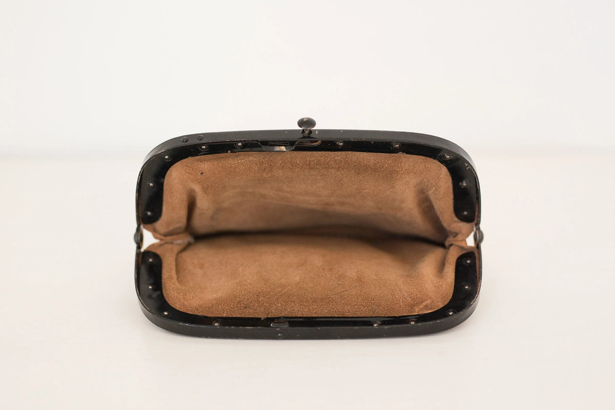 Vintage 1972 leather German Post money pouch
