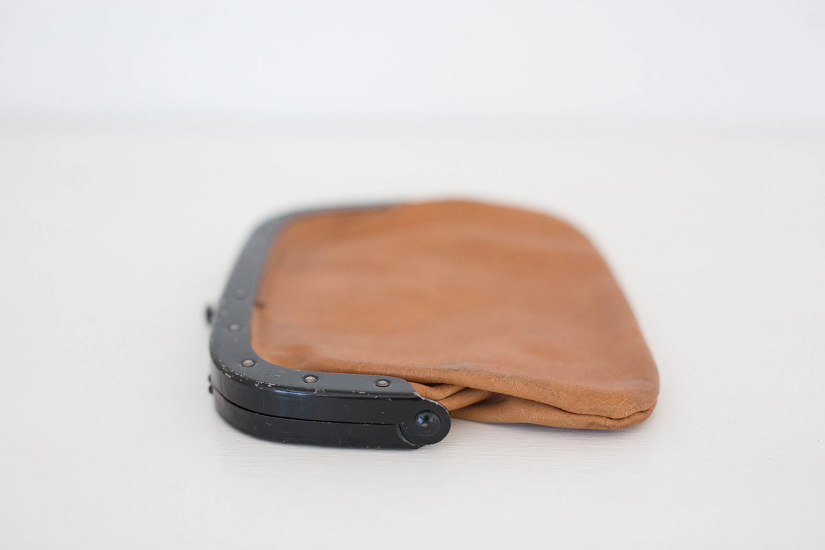 Vintage 1972 leather German Post money pouch