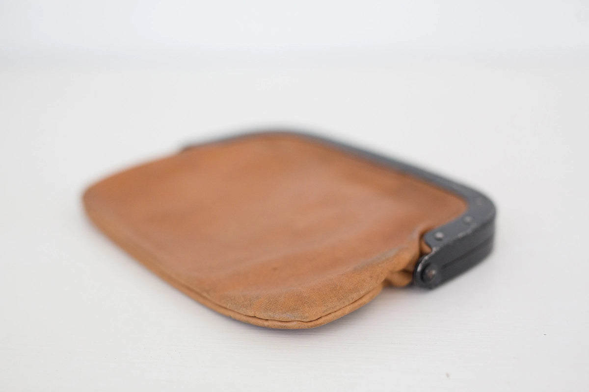 Vintage 1972 leather German Post money pouch