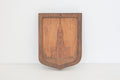 Vintage Wood double sided carved artwork sign